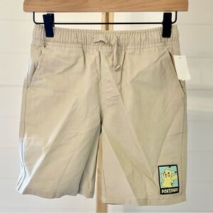 Boys‎ Pokemon Pikachu Woven Shorts Khaki
